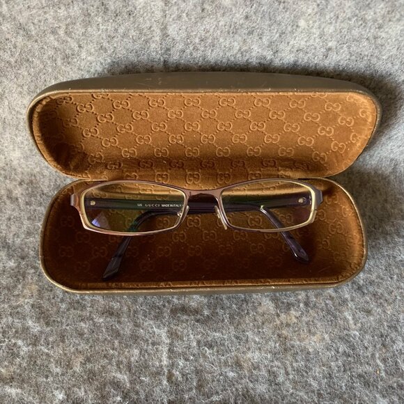Gucci GG1721 3U6 Brown Purple Full Rim Optical/Prescription Eyeglasses Frame - Picture 7 of 16